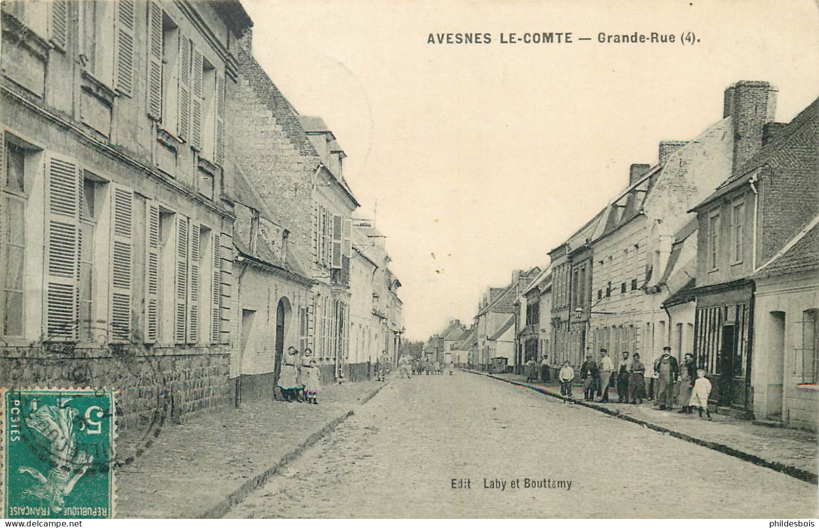 PAS DE CALAIS  AVESNES LE COMTE   Grande Rue - Avesnes Le Comte