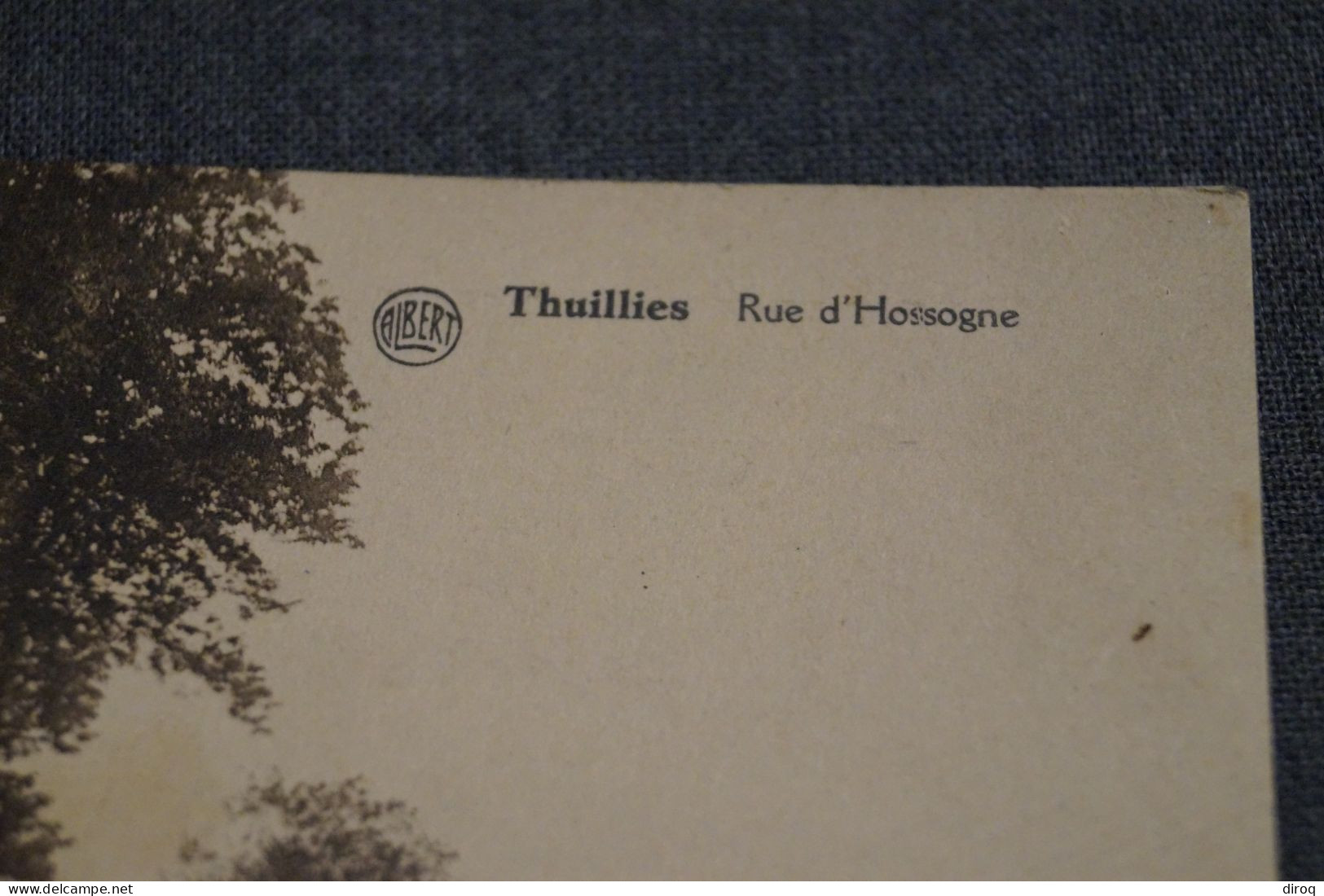 Thuillies , Rue  D'Ossogne, Belle Ancienne Carte Postale,pour Collection - Thuin