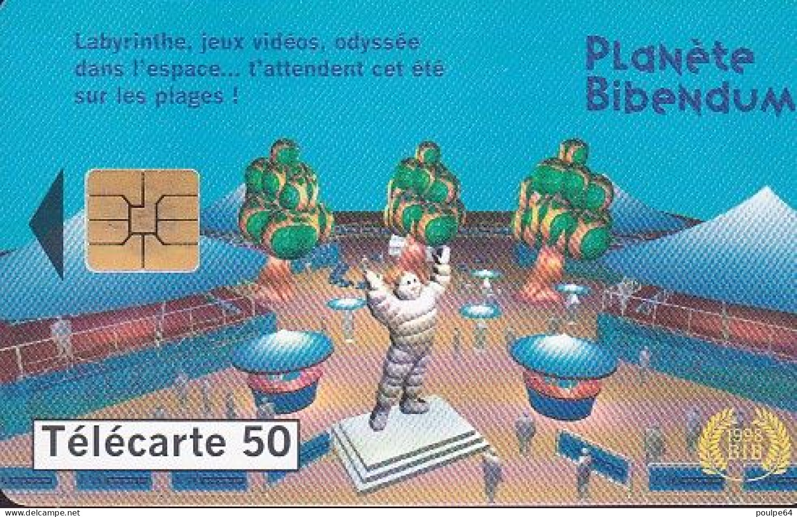 F894 06/1998 - PLANÈTE BIDENDUM - 50 SO3 - (verso : N° Deux Lignes - 2ème Ligne Vers La Gauche Sous Le A) - 1998