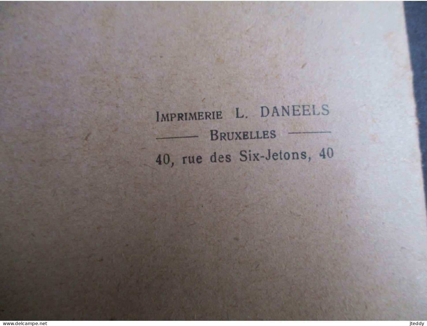 OUD  1924--1925  BOEKJE  Intitut  ST  JEAN -  BAPTISTE  De La SALLE  Rue Moris  ST-  GILLES  -  BRUXELLES - St-Gilles - St-Gillis