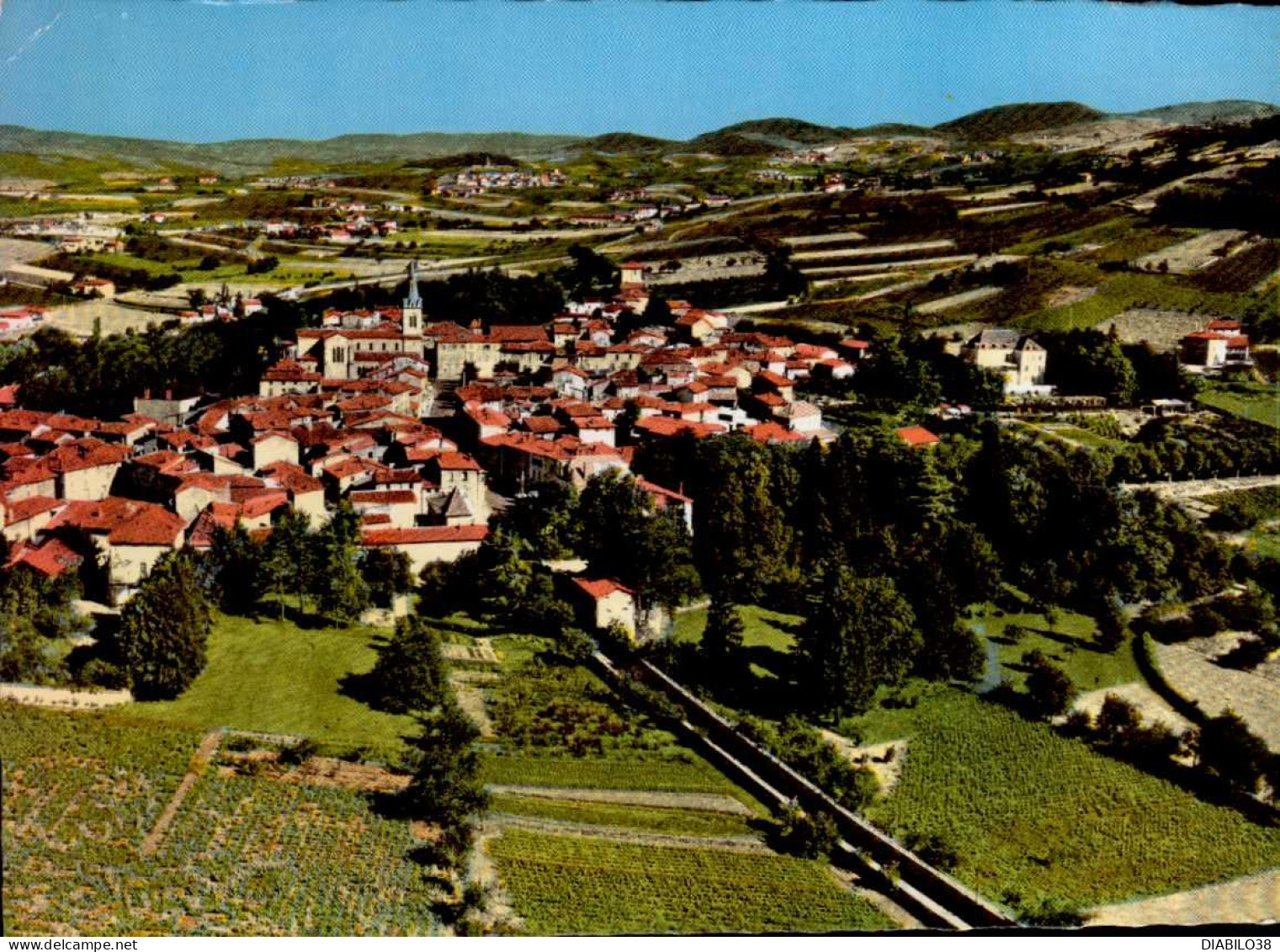 LE BOIS D ' OINGT   ( RHONE )   VUE GENERALE - Le Bois D'Oingt