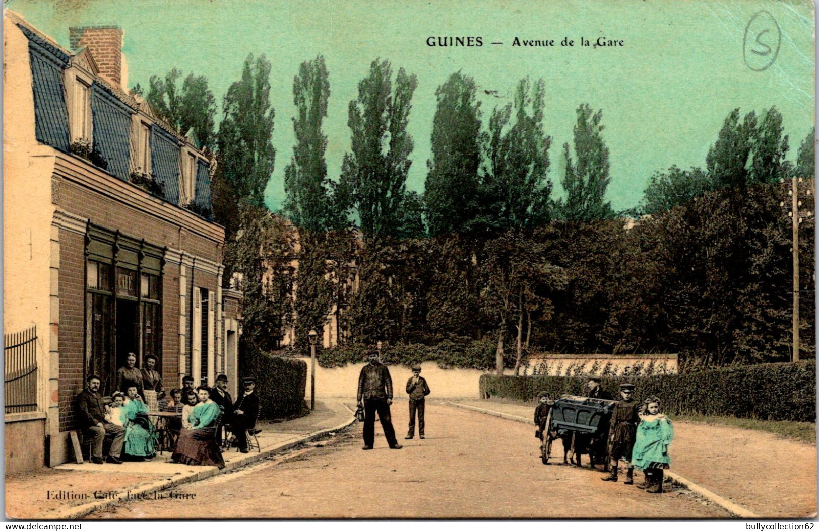 CPA  - SELECTION - GUINES  -  Avenue De La Gare. - Guines