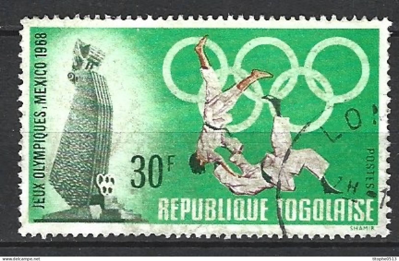 TOGO. N°584 Oblitéré De 1968. Judo. - Judo