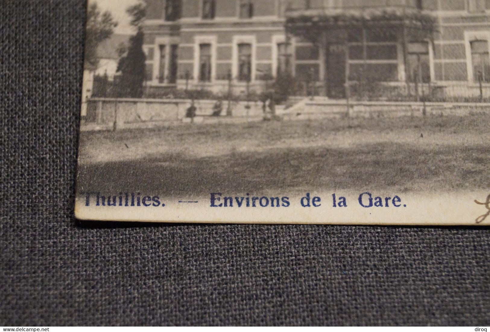 Thuillies , Environs De La Gare, 1902, Belle Ancienne Carte Postale,pour Collection - Thuin