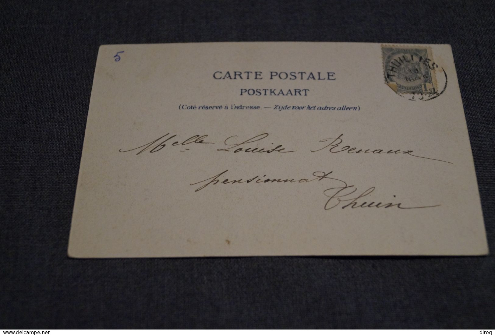 Thuillies , Environs De La Gare, 1902, Belle Ancienne Carte Postale,pour Collection - Thuin