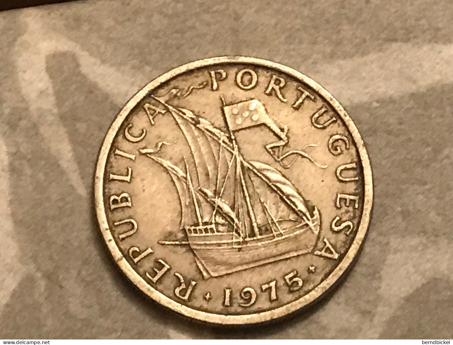 Münze Münzen Umlaufmünze Portugal 5 Escudos 1975 - Portugal