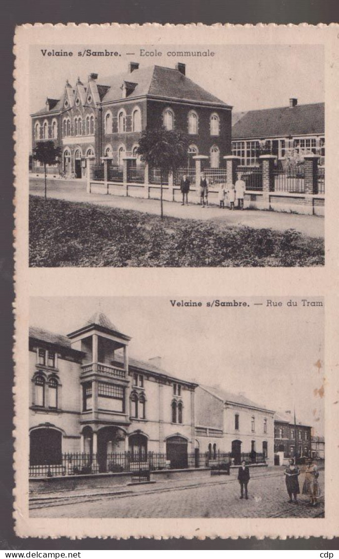 Cpsm Velaine 1959  écoles - Sambreville