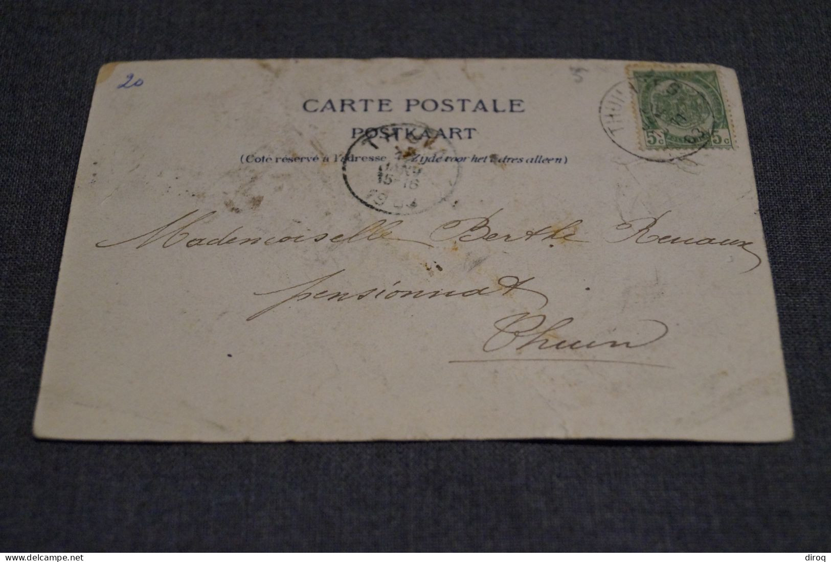 Thuillies , La Place,1903, Belle Ancienne Carte Postale,pour Collection - Thuin