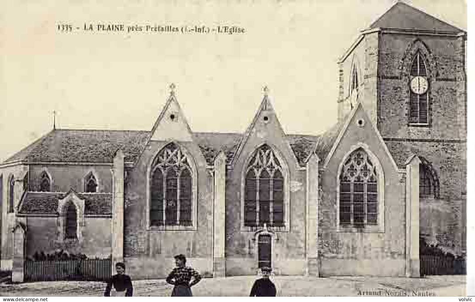 44 - LA PLAINE Près Préfailles - L'Eglise - La-Plaine-sur-Mer