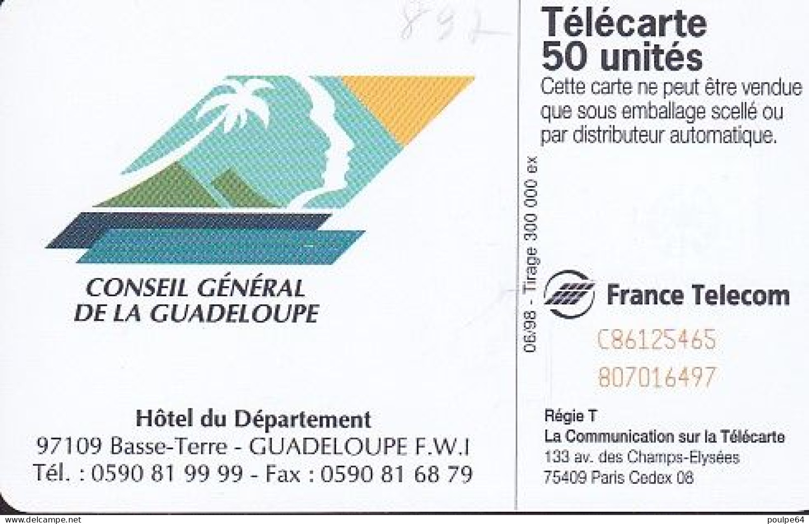 F897 06/1998 - ABOLITION DE L'ESCLAVAGE - 50 SC7 - 1998