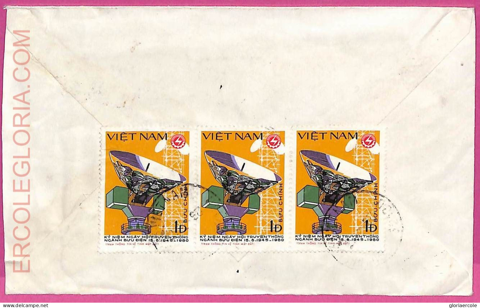 Ag1545 - VIETNAM - Postal History -  COVER To NORWAY 1983 - BEES - Viêt-Nam