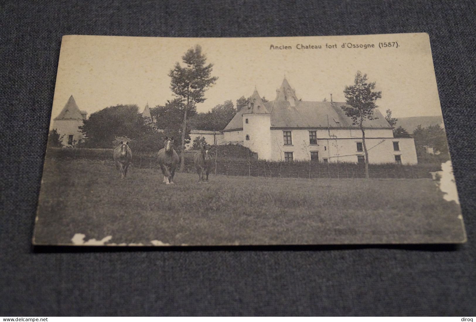 Thuillies,ancien Château Fort D'Ossogne, Belle Ancienne Carte Postale,pour Collection - Thuin