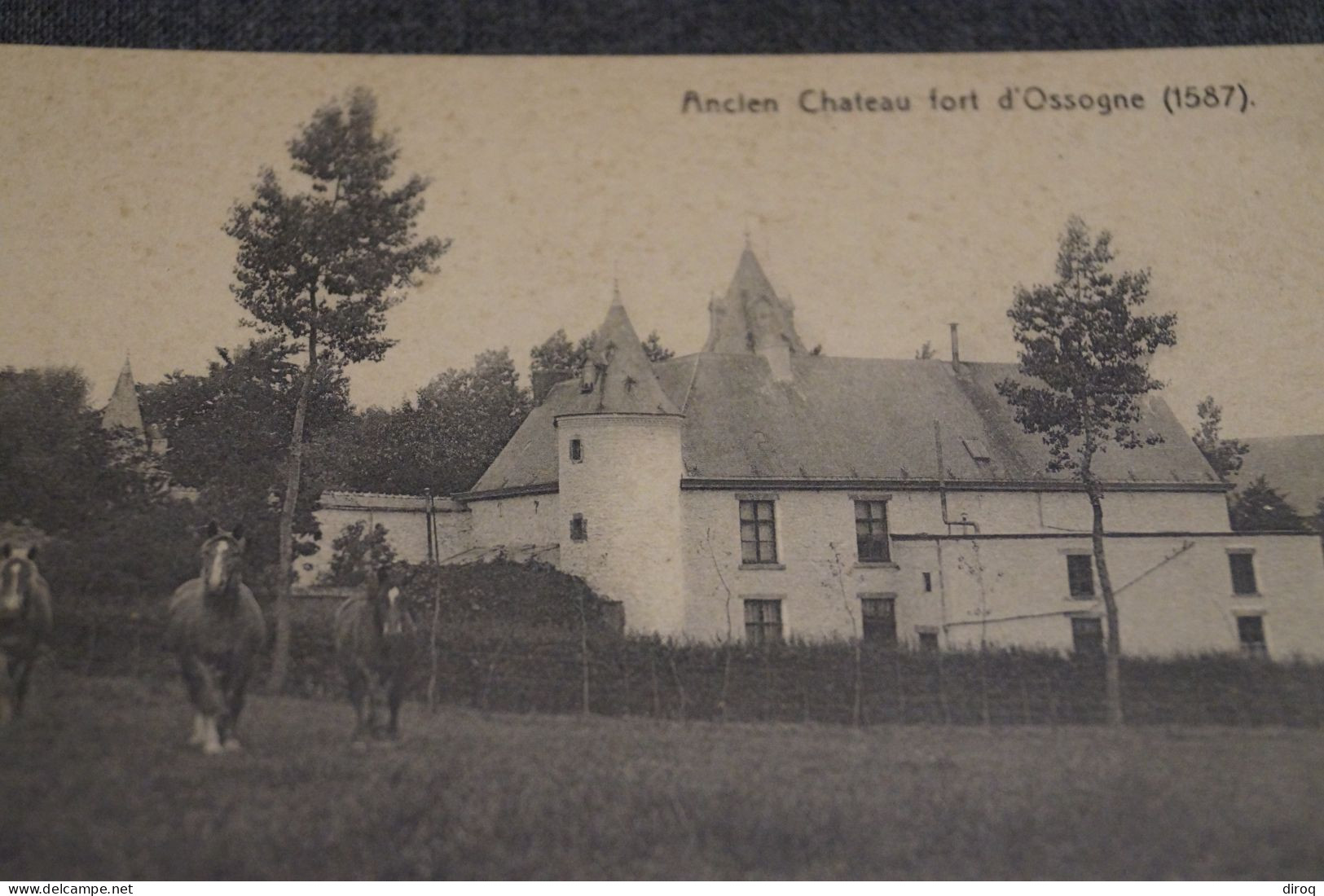 Thuillies,ancien Château Fort D'Ossogne, Belle Ancienne Carte Postale,pour Collection - Thuin