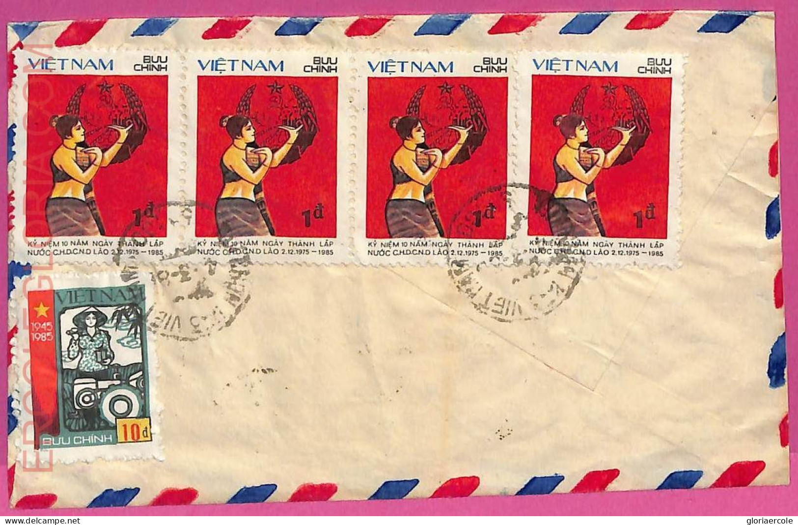 Ag1561 - VIETNAM - Postal History -  COVER To NORWAY 1980 - Viêt-Nam