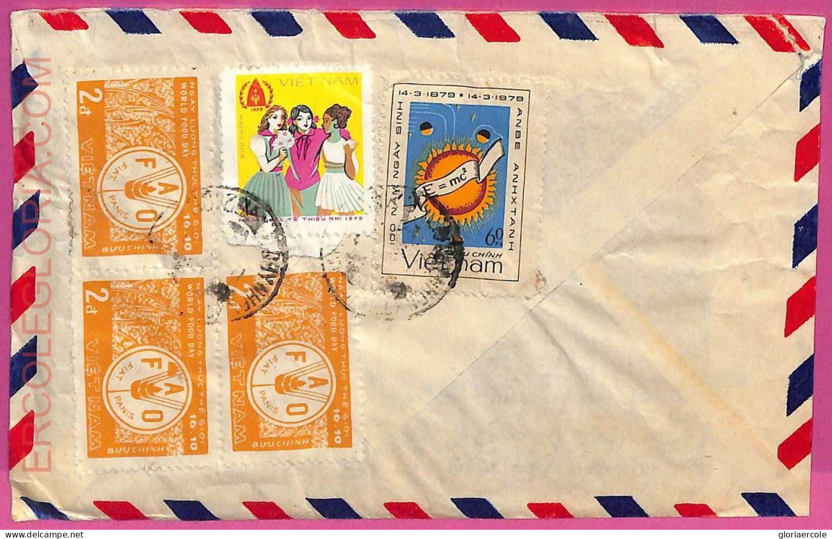 Ag1562 - VIETNAM - Postal History - Air Mail COVER To NORWAY 1982 - Viêt-Nam