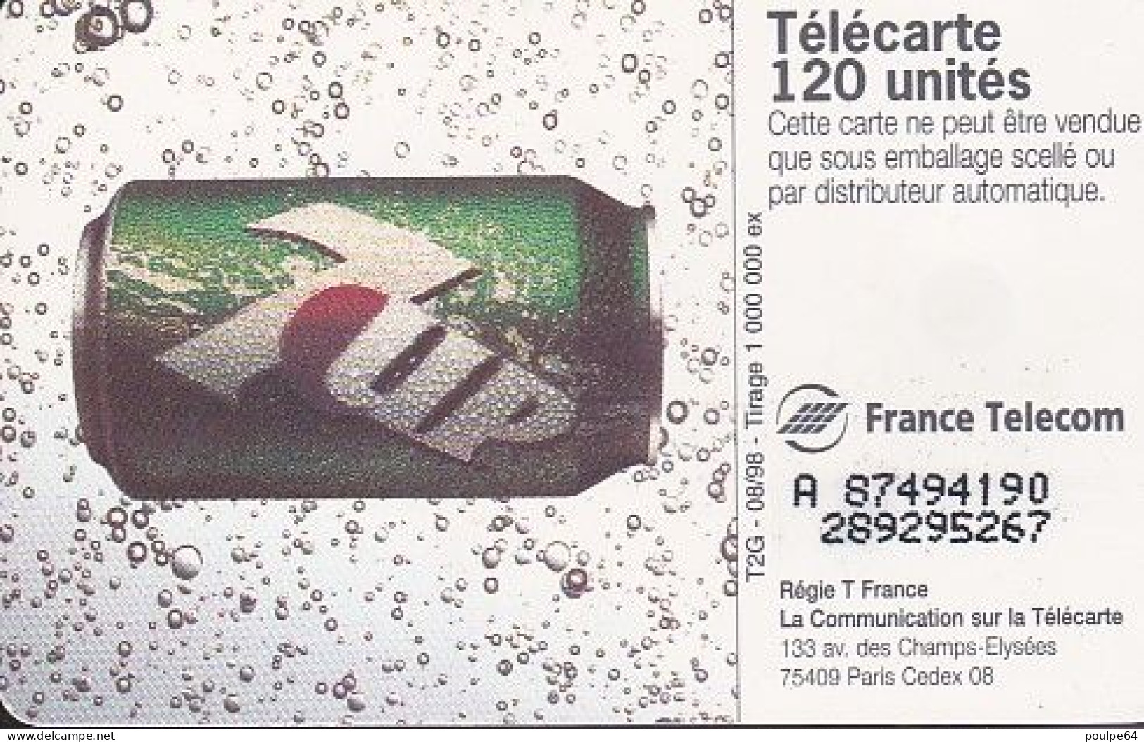 F904 08/1998 - SEVEN UP - 120 SO3 - 1998