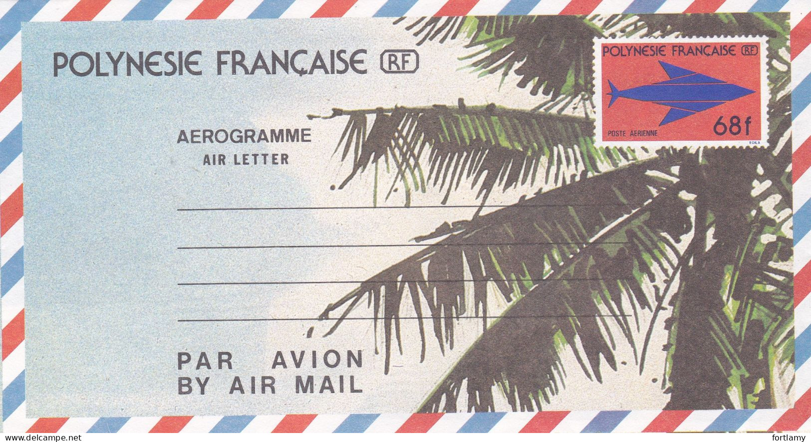 LOT 2135 POLYNESIE FRANÇAISE  AEROGRAMME N° 4 - 7 - 9 - Aerogrammi