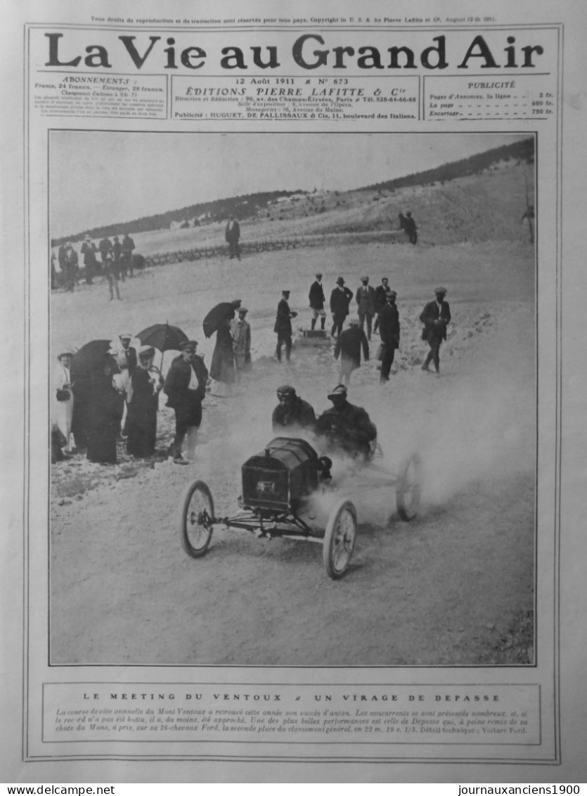 1906 1912 VOITURE COURSE MONT VENTOUX TADDEOLI 9 JOURNAUX ANCIENS - Non Classés