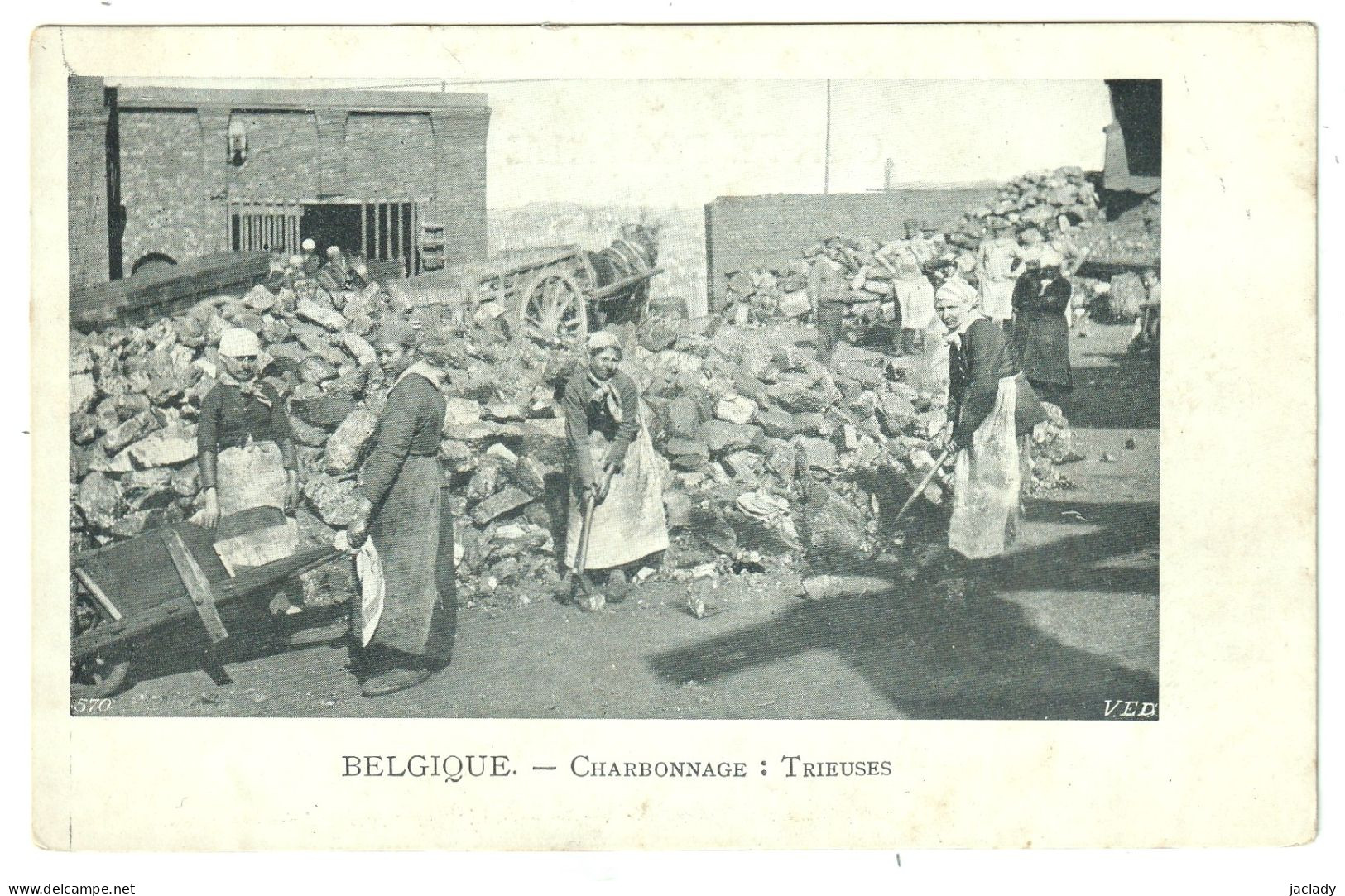 BELGIQUE -- Chabonnages - Trieuses. - Mines