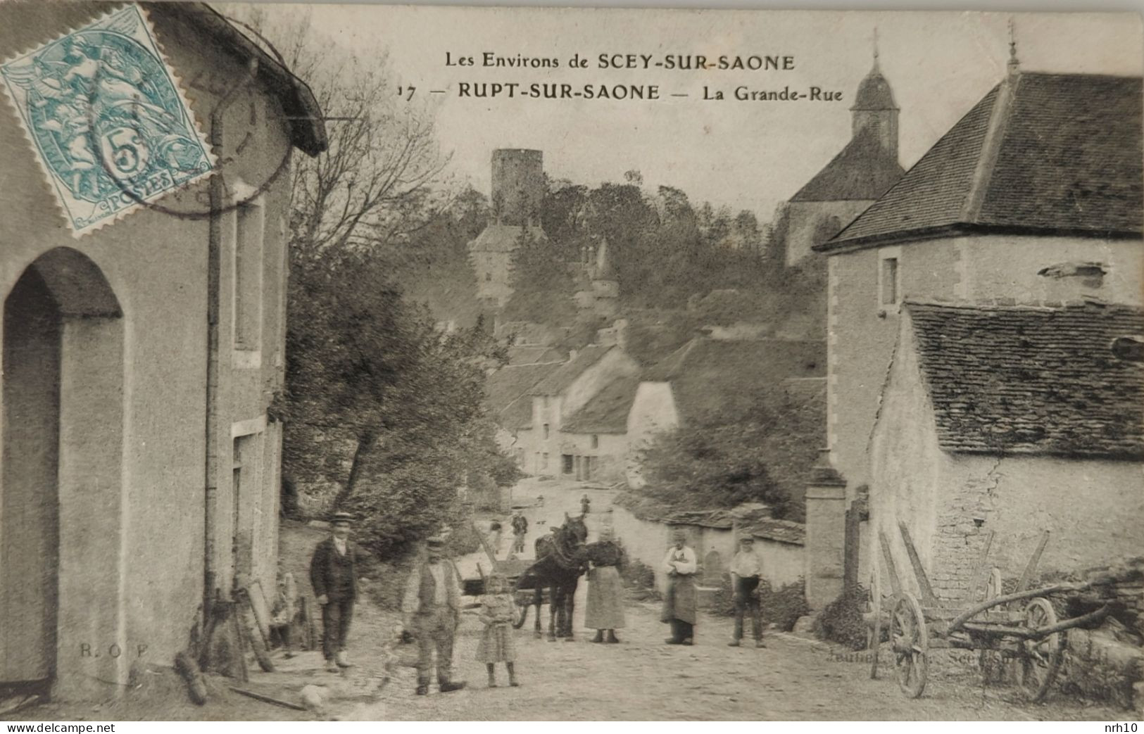 CPA 70 Environ De Scey Sur Saône Rupt Sur Saône La Grande Rue - Scey-sur-Saône-et-Saint-Albin