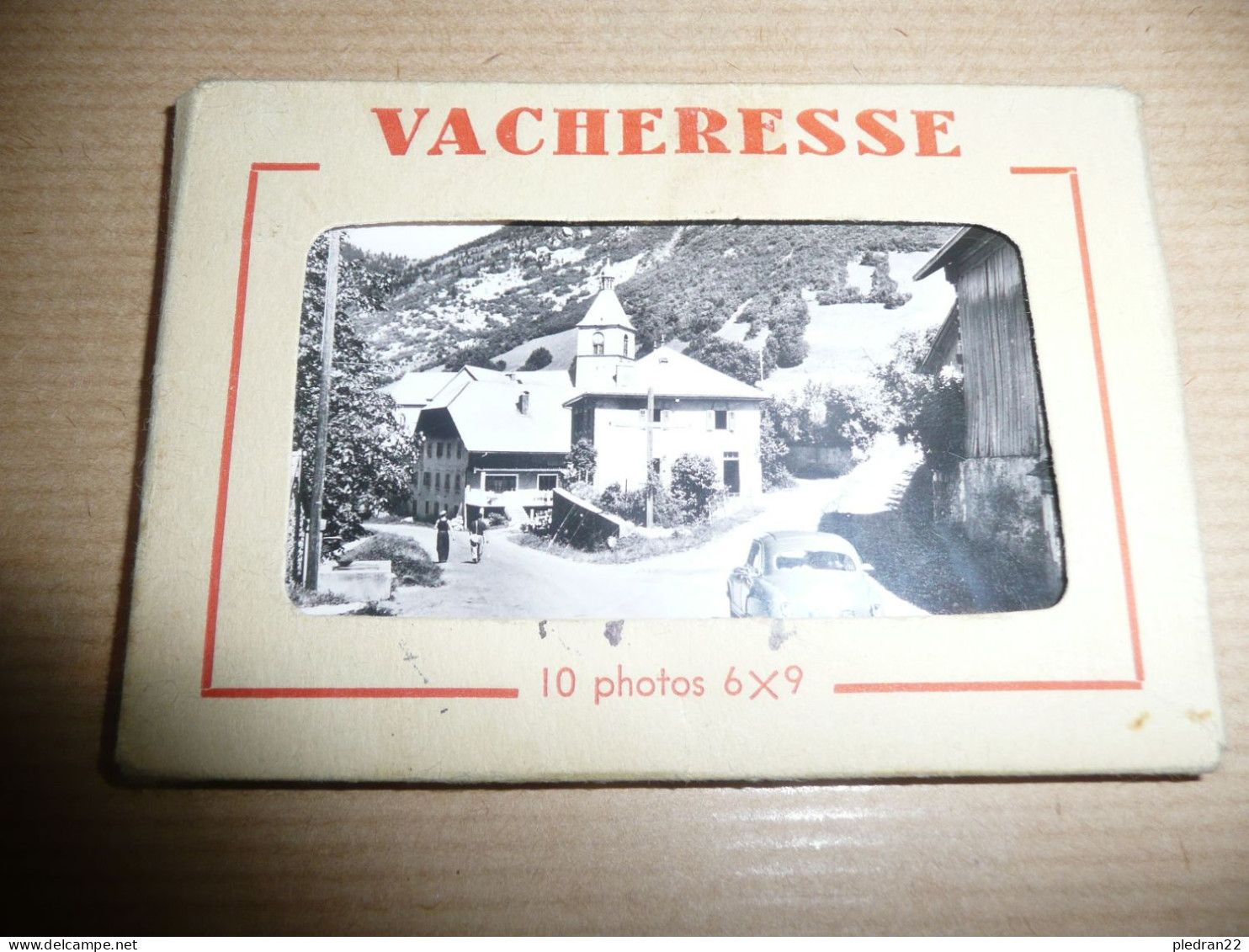 VACHERESSE HAUTE SAVOIE ANCIENNE POCHETTE 10 PHOTOS 6 X 9 LES EDITIONS J. CELLARD FIN 1950 - Europa