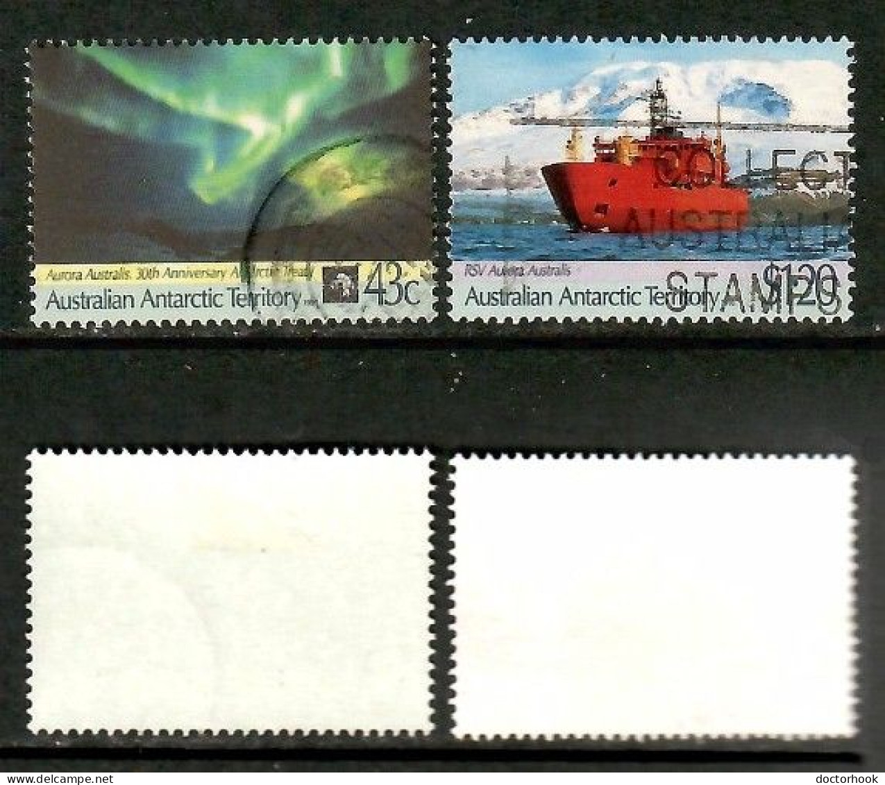 AUSTRALIAN ANTARCTIC TERRITORY   Scott # L 81-2 USED (CONDITION AS PER SCAN) (Stamp Scan # 1008-7) - Usati