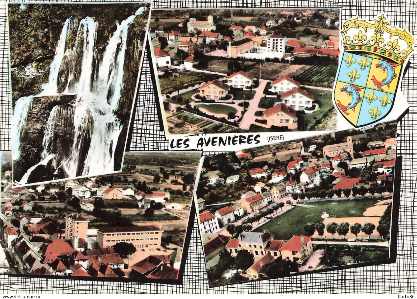 Les Avenières * Souvenir De La Commune * Cp 4 Vues - Les Avenières