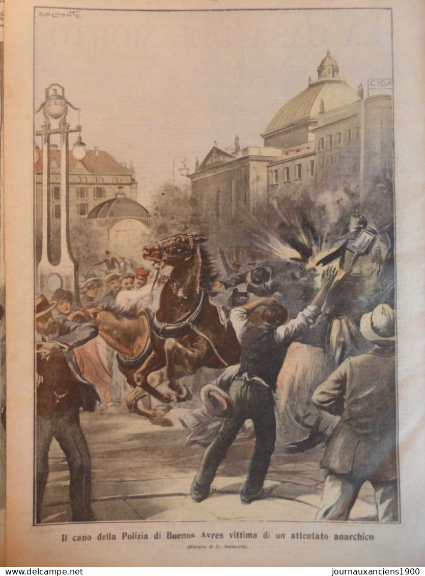 1894 1909 ANARCHISTE ATTENTAT BOMBE DYNAMITE 11 JOURNAUX ANCIENS