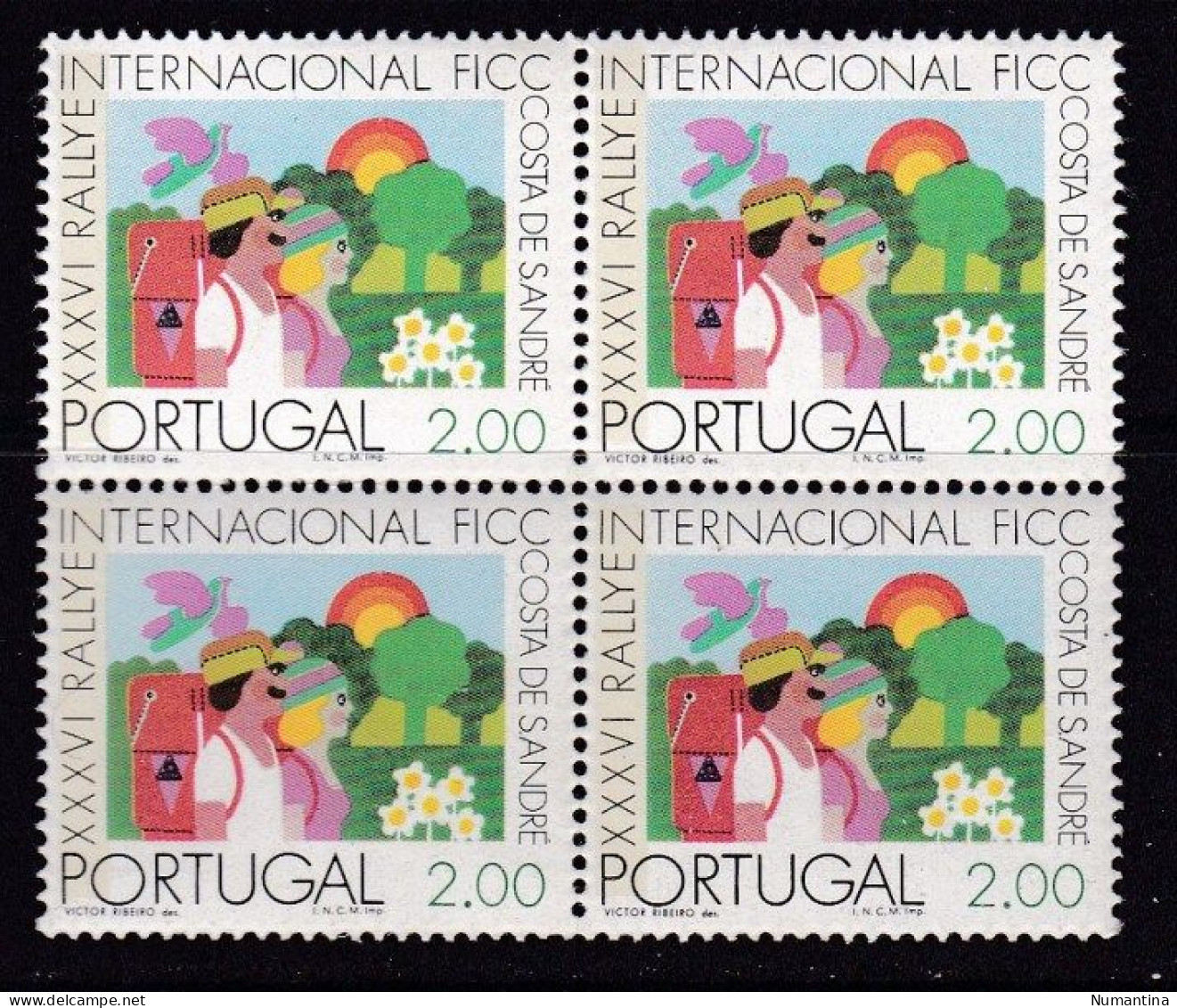 1975 Portugal - Yvert 1265a - B4 - Fosforo - MNH - Valor 32 € - Ongebruikt