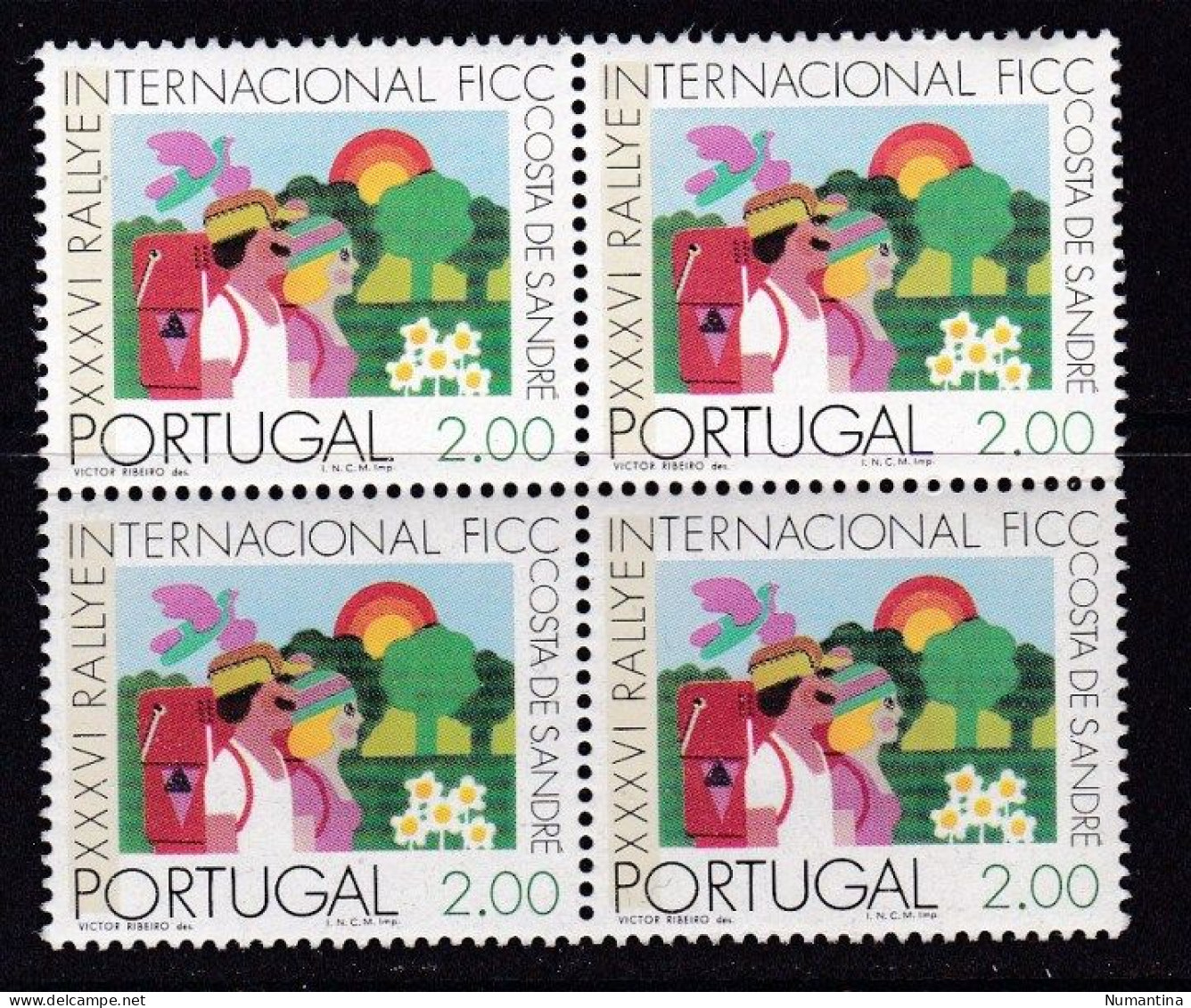 1975 Portugal - Yvert 1265a - B4 - Fosforo - MNH - Valor 32 € - Nuovi