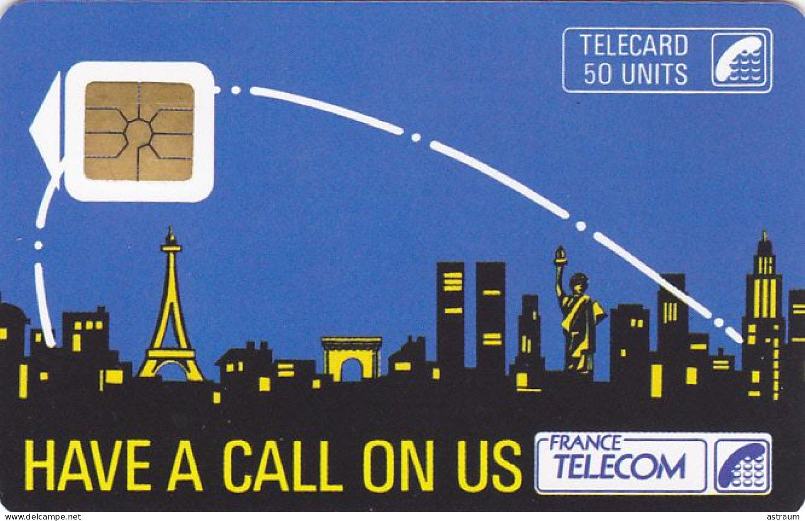 Telecarte C11 Luxe  - Have A Call On Us - 50u - SO2 - 1988 - - Ad Uso Interno