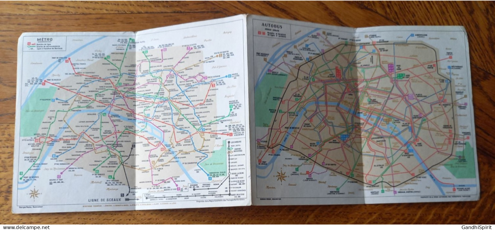 Paris Et Sa Banlieue Par Autobus & Métro, Ligne De Sceaux - Georges Radon Dessinateur - Tour Eiffel, Notre Dame - Europa