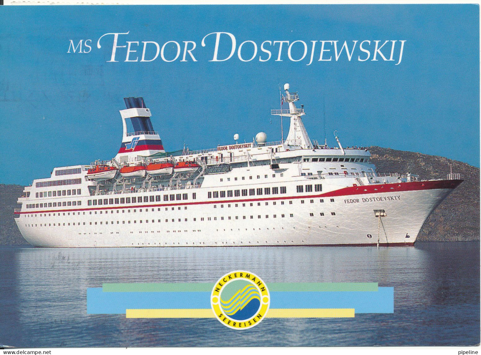 Canada Postcard Sent To Denmark 30-8-1995 (MS Tedor Dostojewskij Neckermann Seereisen) - Moderne Kaarten