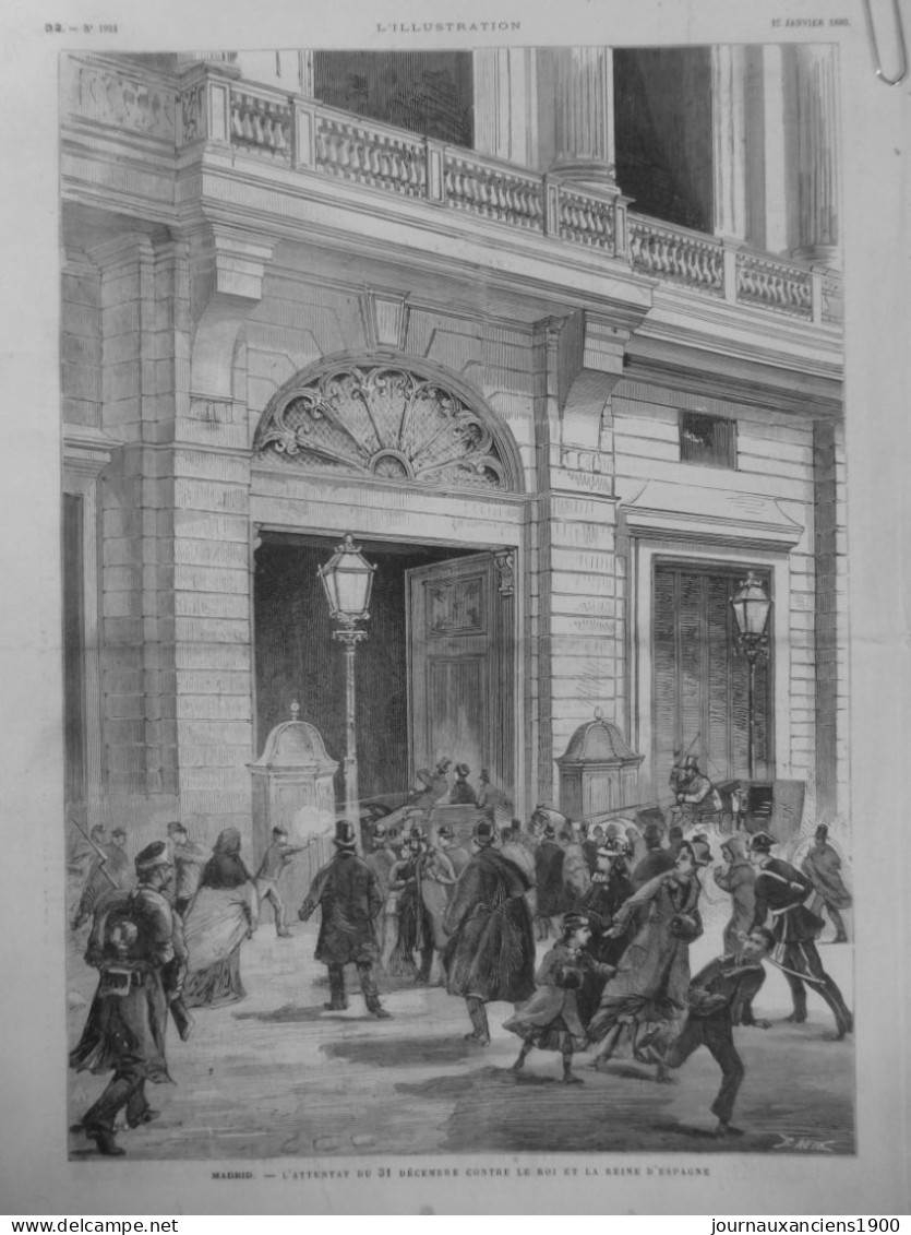 1879 1909 ANARCHISTE ESPAGNE ATTENTAT REVOLUTION 8 JOURNAUX ANCIENS - Non Classés