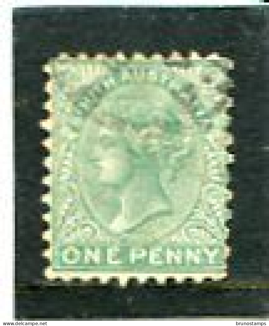 AUSTRALIA/SOUTH AUSTRALIA - 1875  1d   GREEN  PERF 10   FINE  USED  SG 158 - Oblitérés