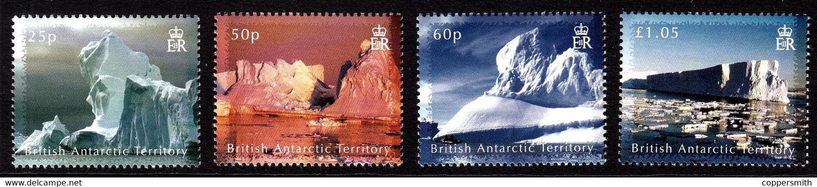 (096) Brit. Antarc. Territ. (BAT)  2007 / Landscapes / Tourism / Paysages / Ice Mountains  ** / Mnh  Michel 454-457 - Altri & Non Classificati