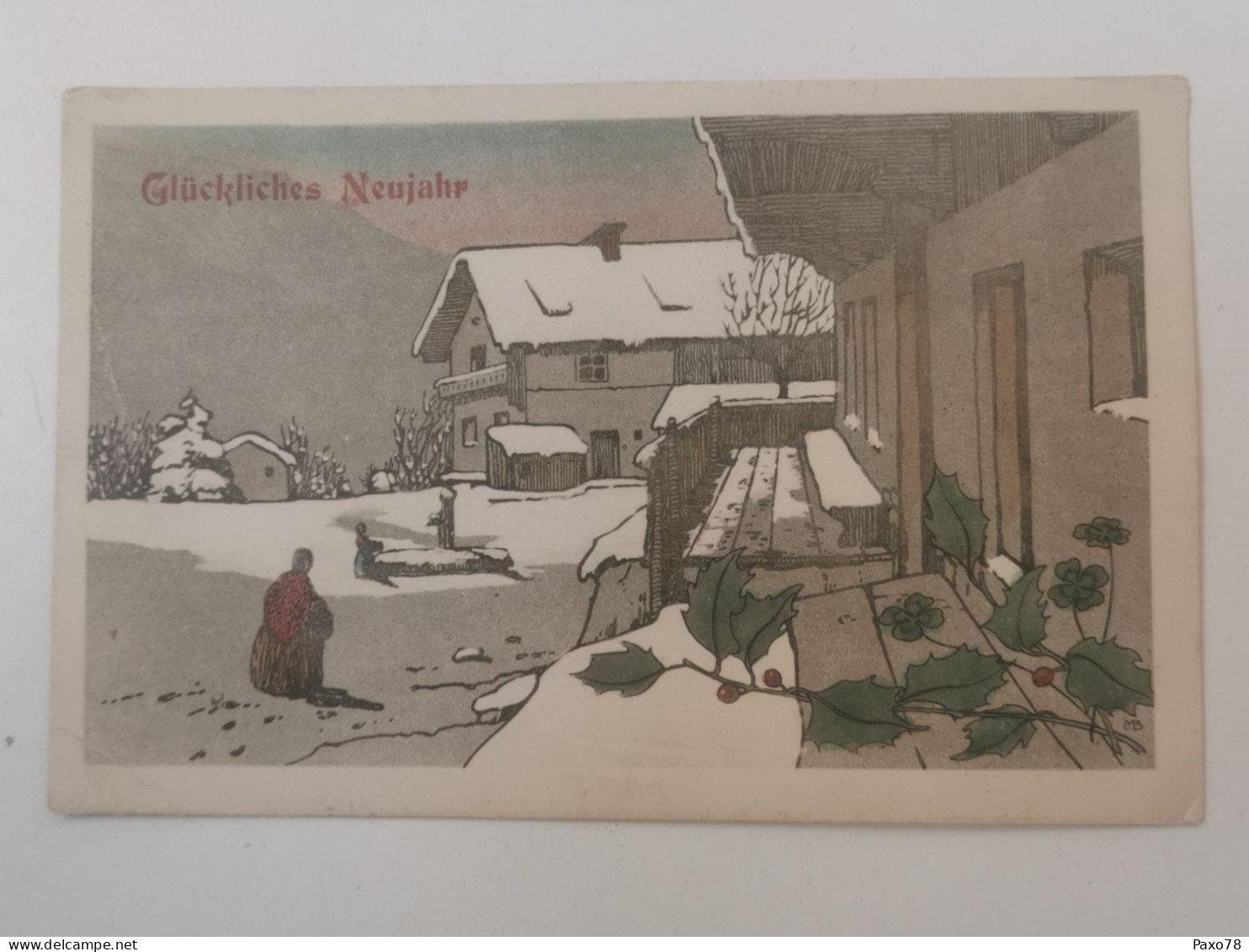 Postkarte, Oblitéré Luxembourg Hollerich 1909 - Postwaardestukken
