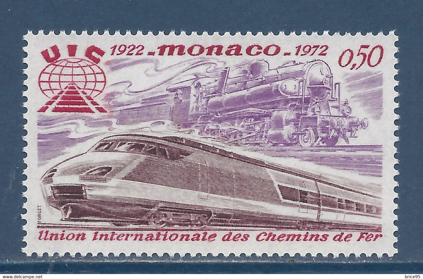 Monaco - YT N° 879 ** - Neuf Sans Charnière - 1972 - Unused Stamps