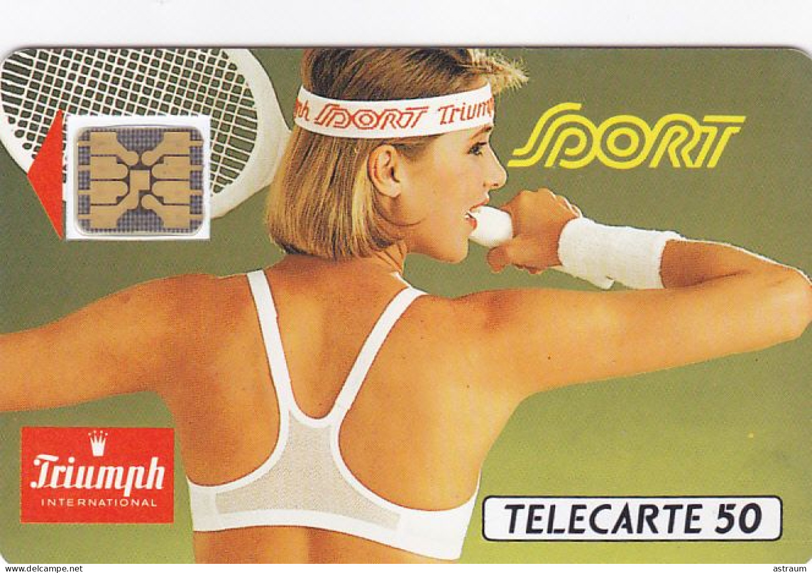 Telecarte D276 Luxe  - Triumph Sous Vetement Sport - 50u - Sc5on - 1990 - - Phonecards: Private Use