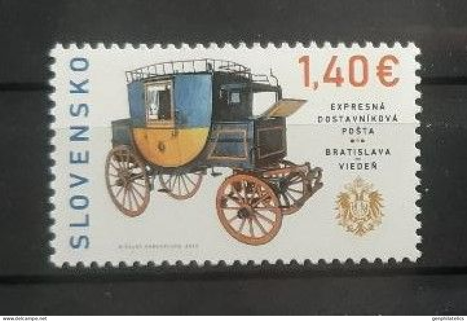 SLOVAKIA 2023 TRANSPORT Vehicles. Stagecoach CARRIAGE - Fine Stamp MNH - Ungebraucht