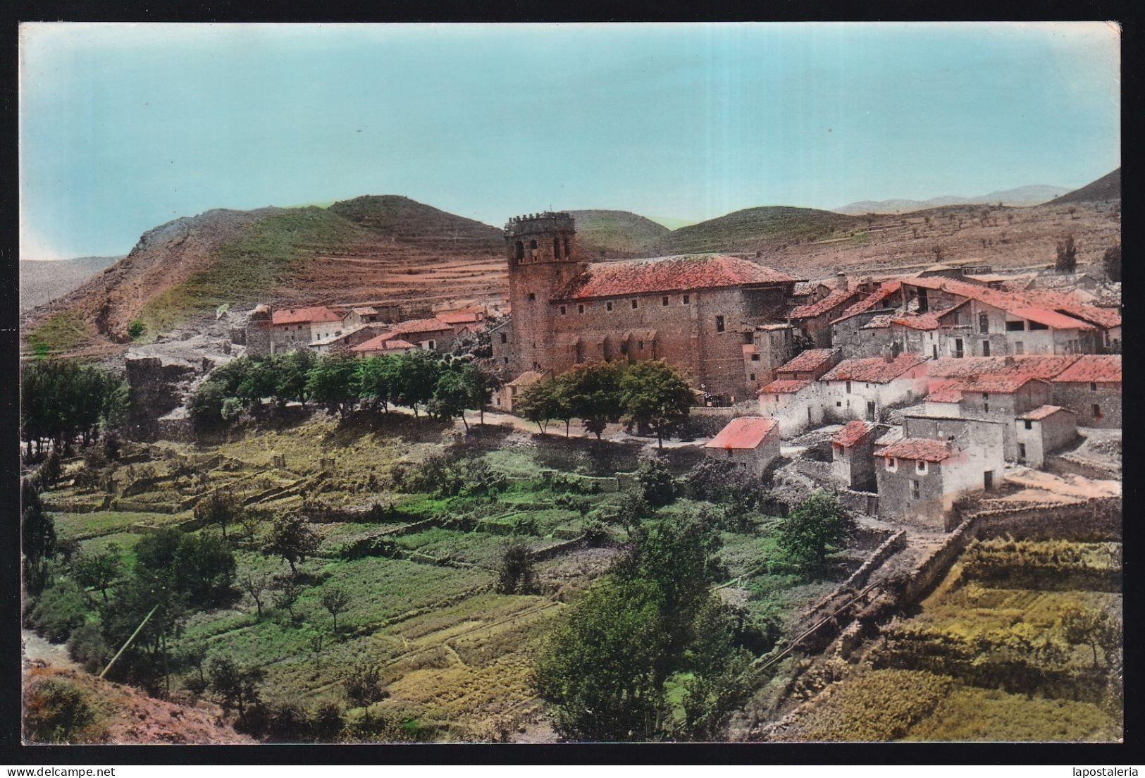 Manzanera. *Vista Parcial* Circulada 1962. - Teruel