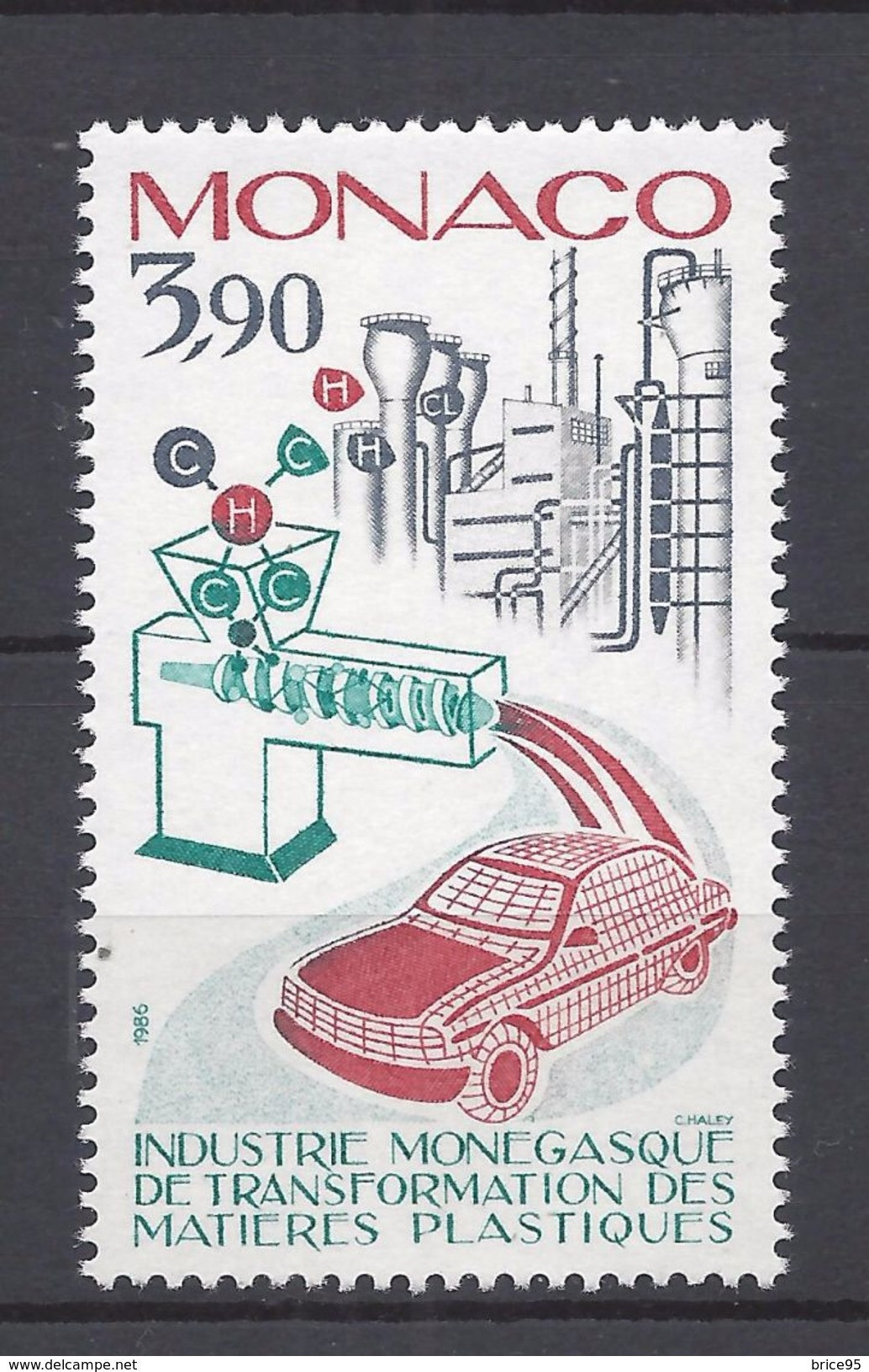 Monaco - YT N° 1553 ** - Neuf Sans Charnière - 1986 - Unused Stamps