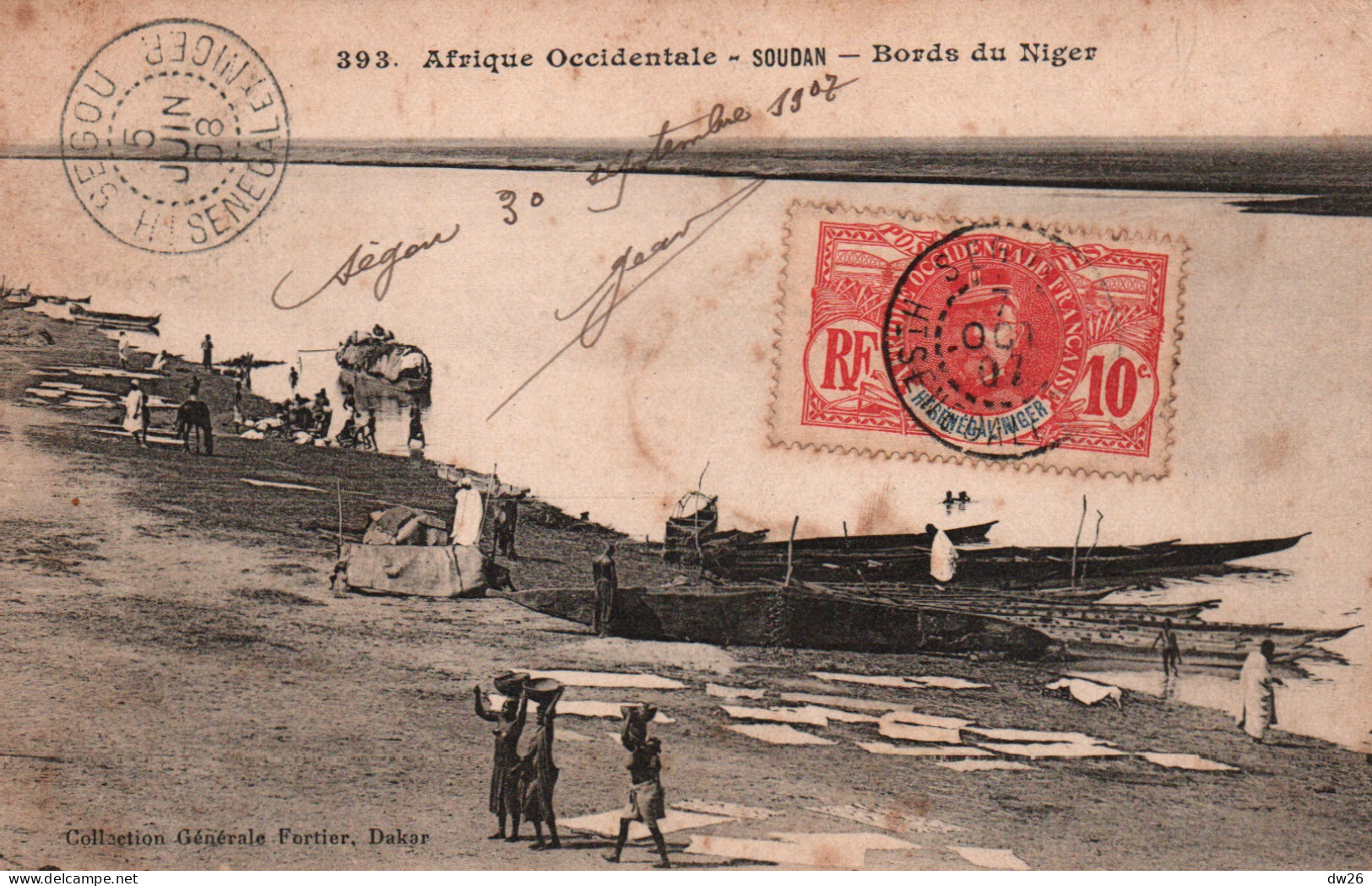 Afrique Occidentale, Le Soudan: Bords Du Niger, 1907 - Collection Générale Fortier - Soudan