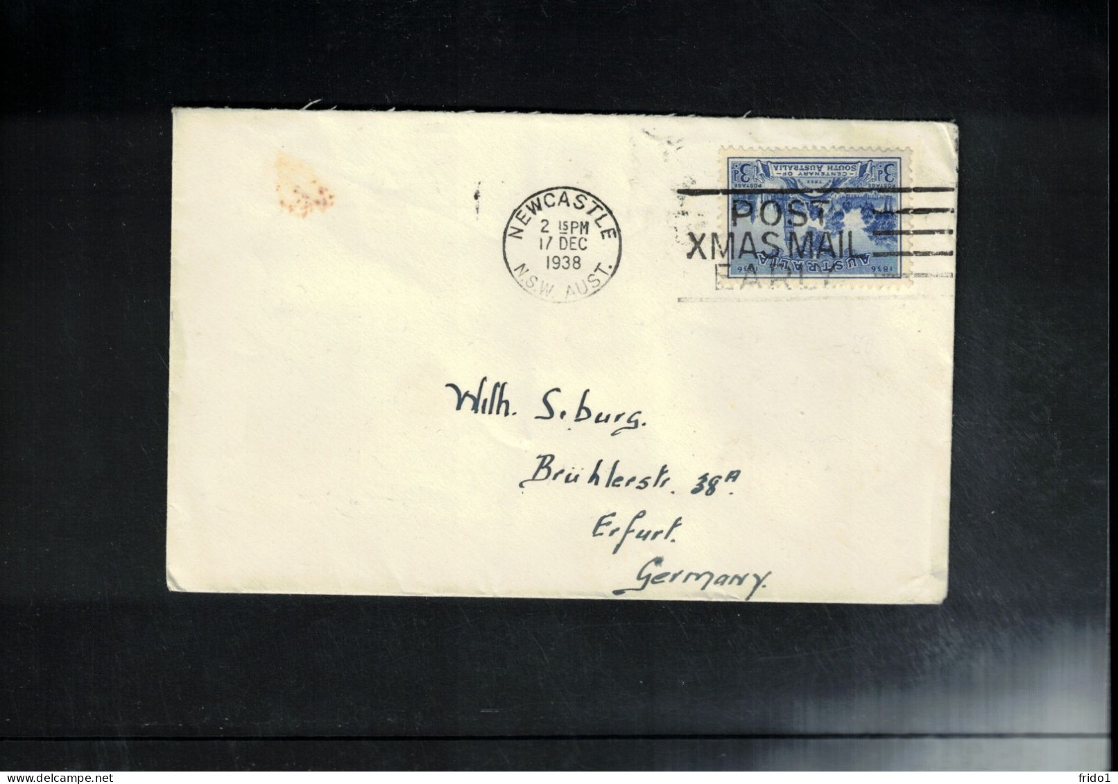 Australia 1938 Interesting Letter To Germany - Cartas & Documentos