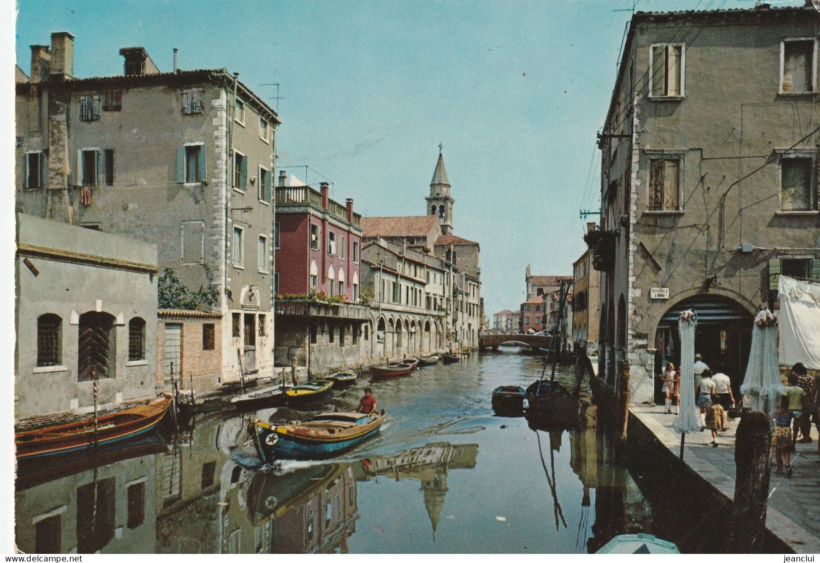 CPM.  CHIOGGIA  .  CANAL VENA  .  CARTE AFFR AU VERSO  .  2 SCANNES - Chioggia