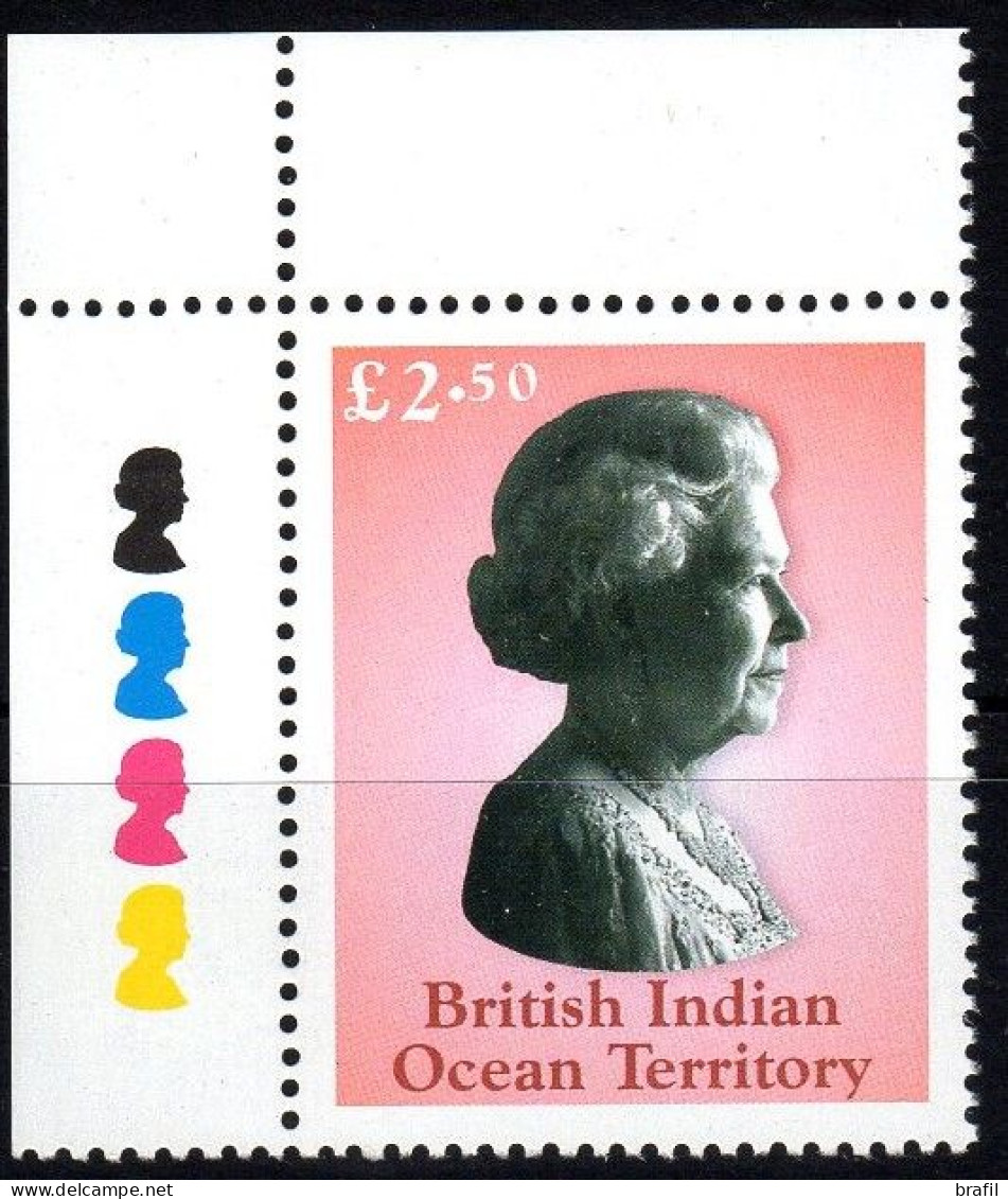 2003 Territorio Britannico Oceano Indiano, Regina Elisabetta II°,  Serie Completa Nuova (**) - Territorio Britannico Dell'Oceano Indiano