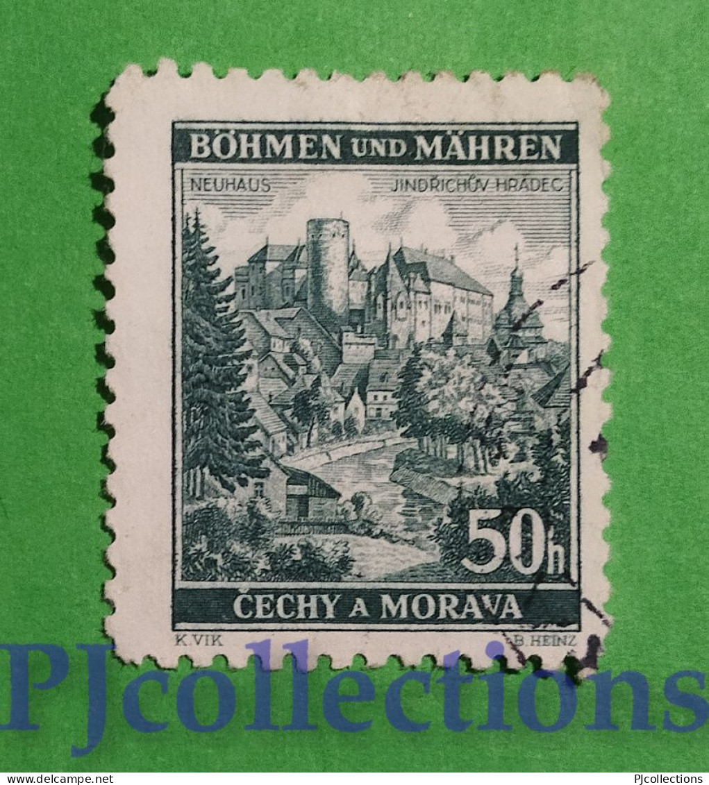 S700 - BOHEMIA E MORAVIA 1940 NEUHAUS 50h USATO - USED - Used Stamps
