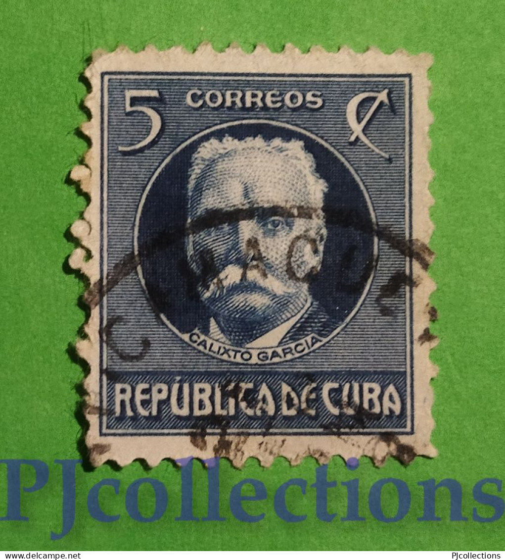 S701 - CARAIBI - CARIBBEAN 1917 CALIXTO GARCIA 5c USATO - USED - Used Stamps