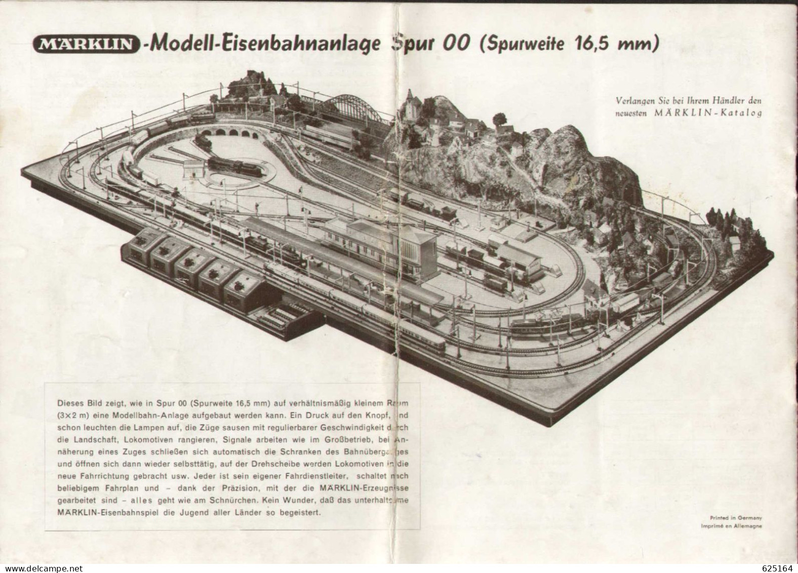 Catalogue MÄRKLIN 1949 Die Große Spurweite O (32 Mm) & Dampfmaschinen - Allemand