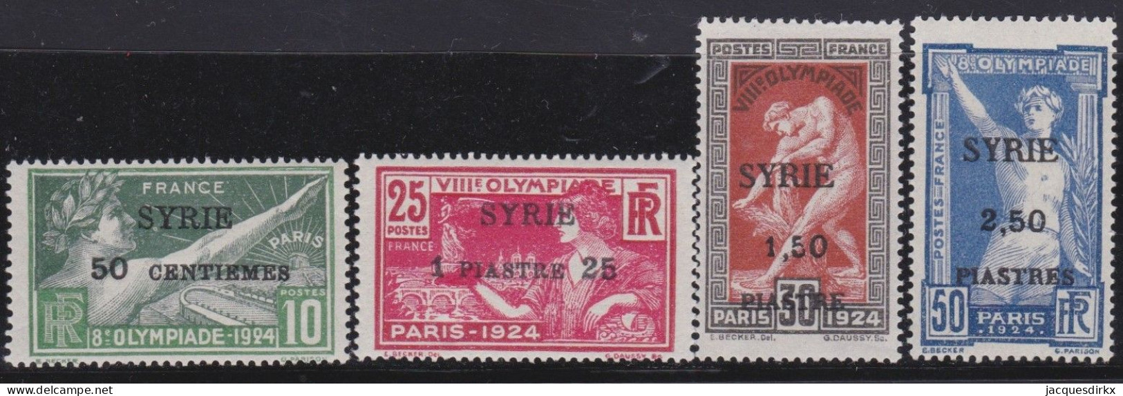Syrie        .   Y&T     .   122/125    .     **  (125: * -VLH)        .     MNH - Unused Stamps
